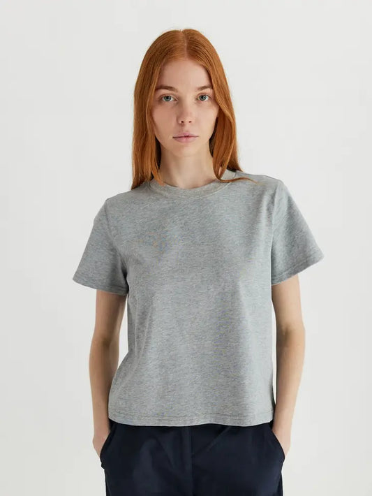 The Lanie Top - Heathered Grey