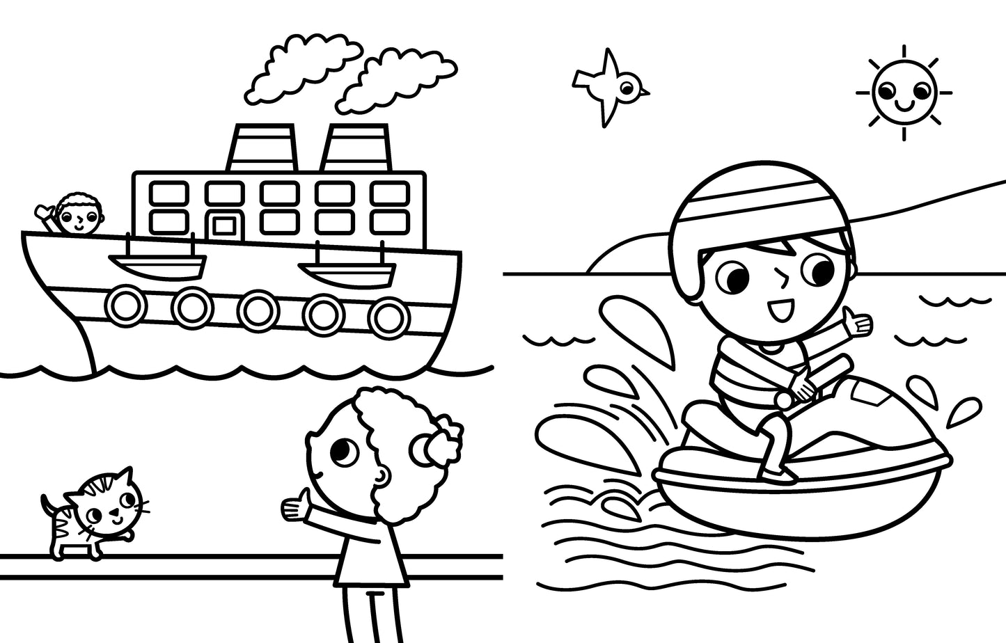 My Busy Things That Go Coloring Book - Tiger Tales
