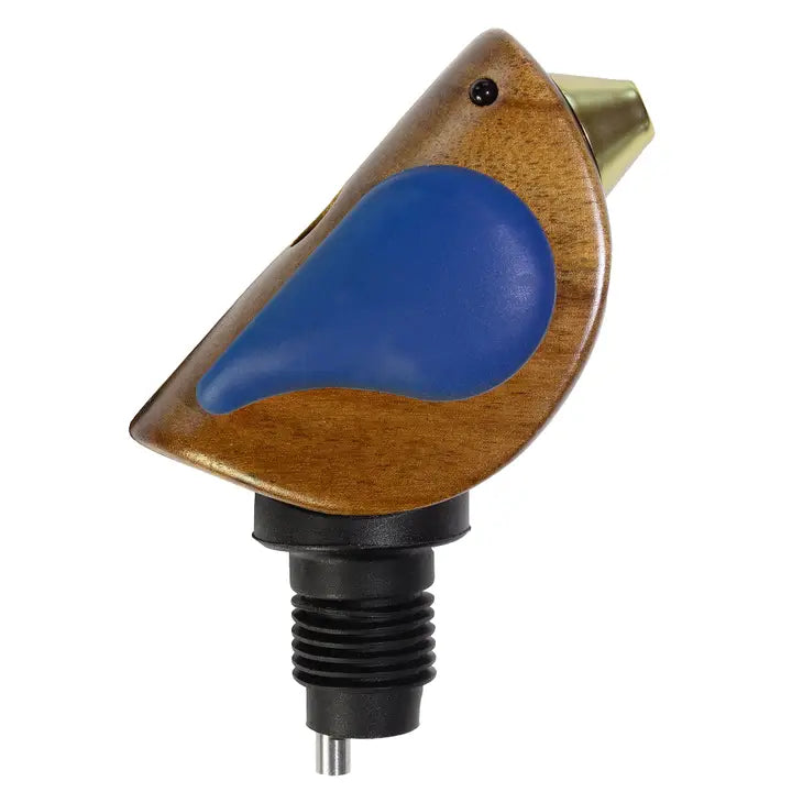 "Singing" Wine Bottle Pourer - Blue