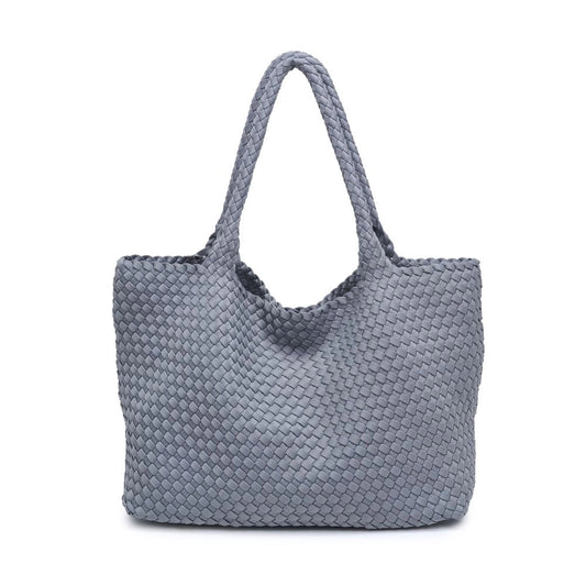 Sky's The Limit - Large Woven Neoprene Tote - Grey