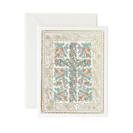 Rifle Paper Co. - Cross Card - Rosette