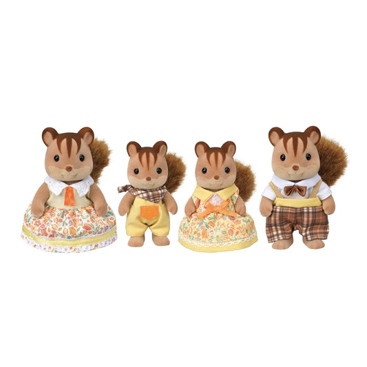 Calico Critters - Walnut Squirrel Family