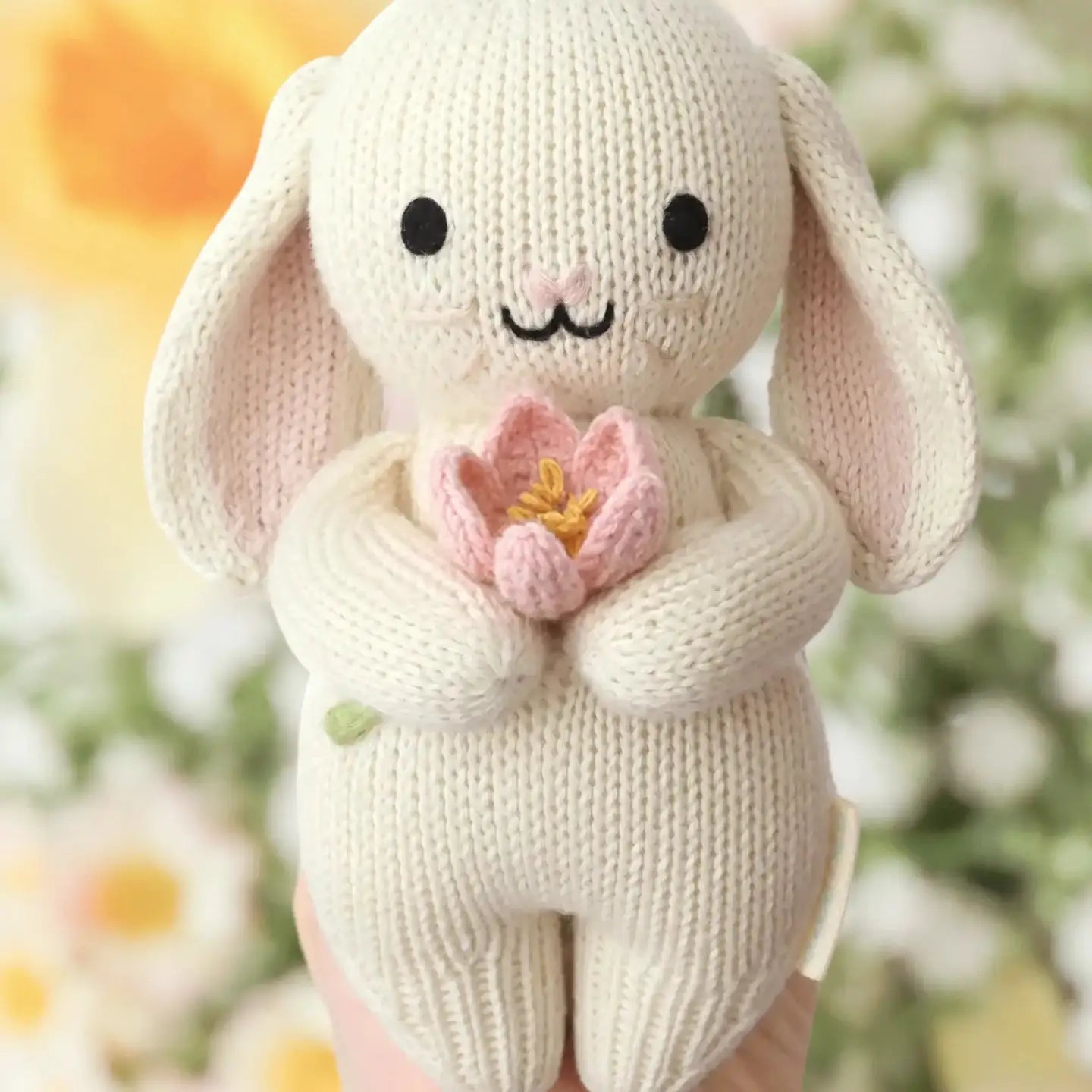 Cuddle + Kind - Baby Bunny with Flower