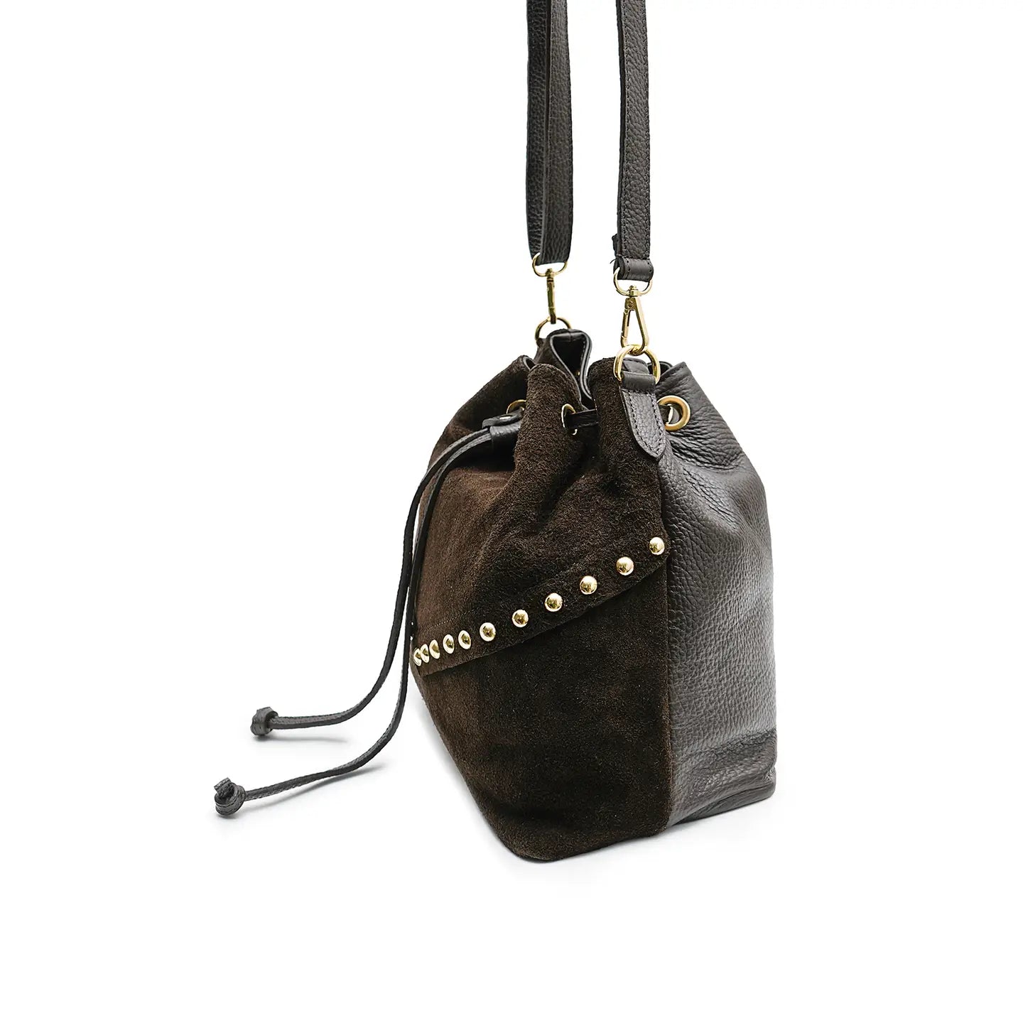 Regina Suede Bag - Chocolate