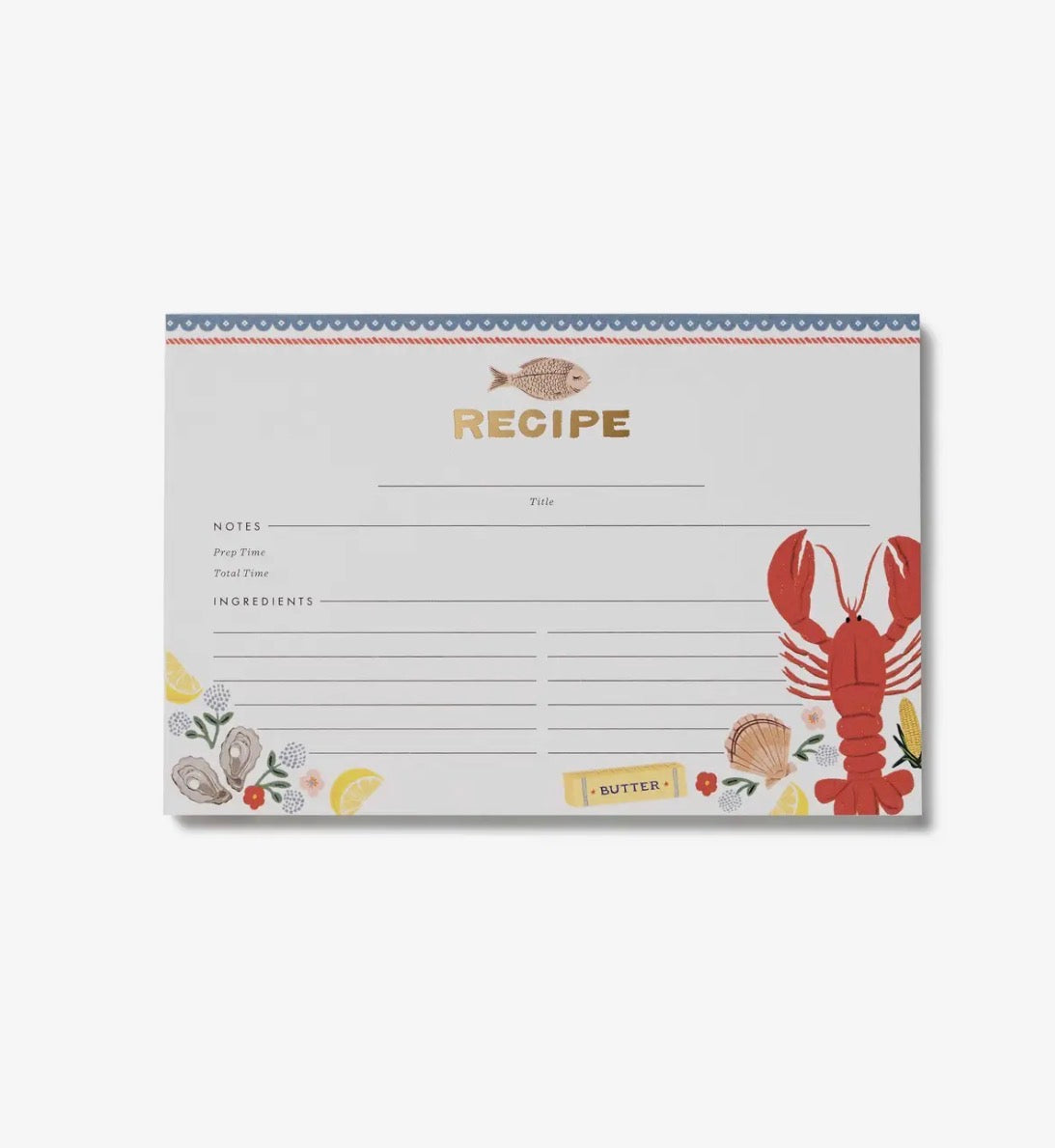 Rifle Paper Co. - Recipe Cards - Set of 12 - Seaside