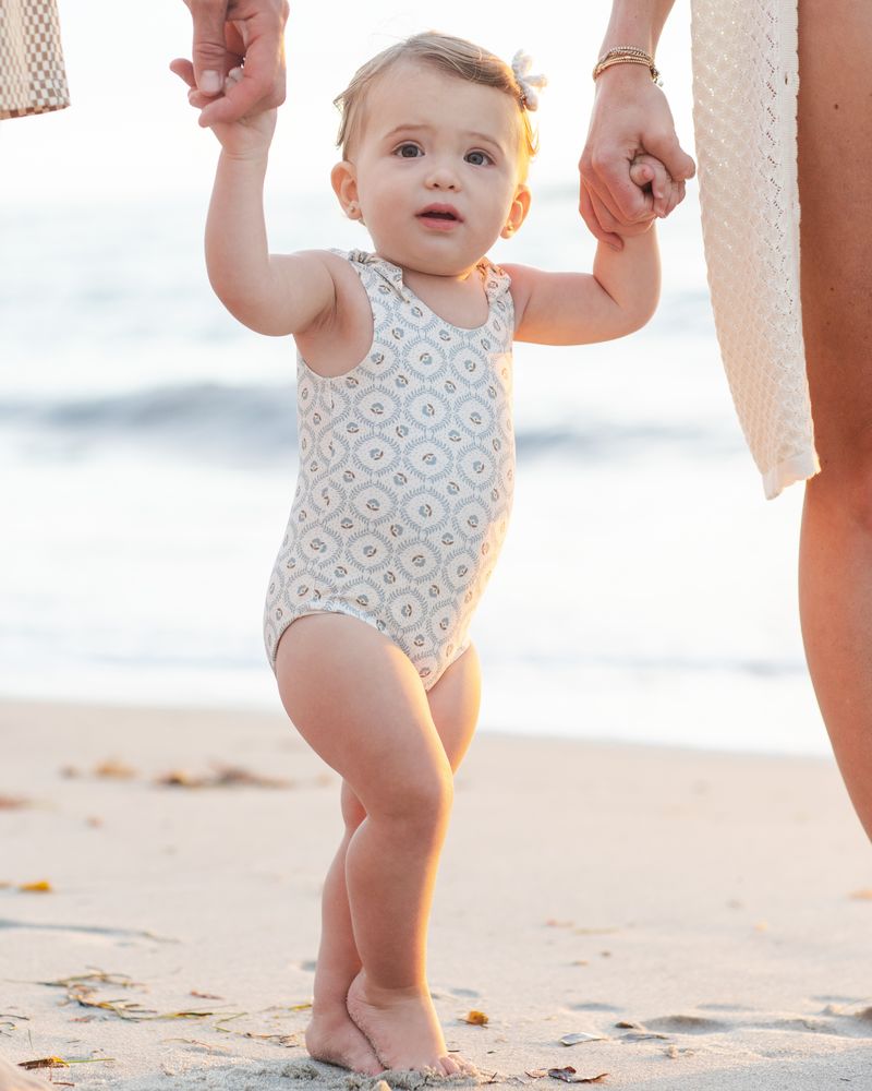 Rylee + Cru - Millie One-Piece - Green Fleur