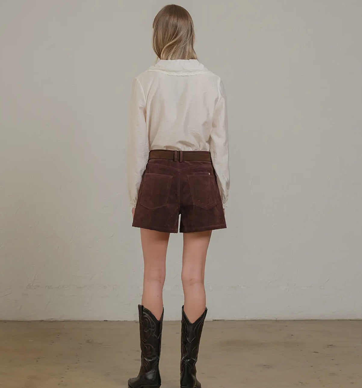 Sailor Pintuck Blouse - Cream