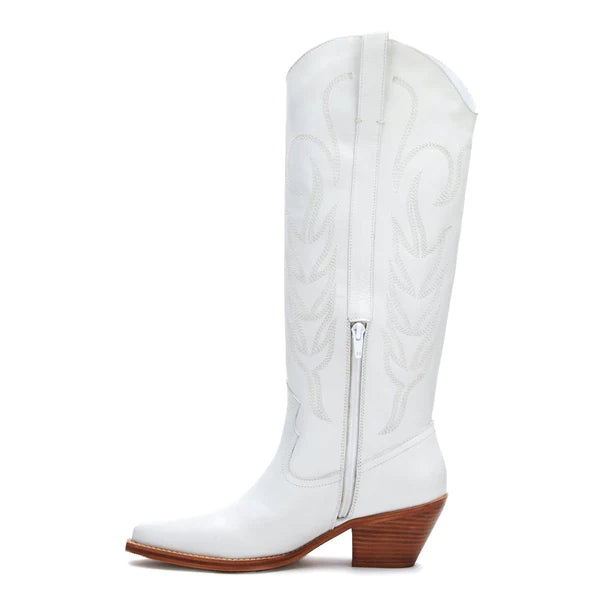 Agency Western Boot - White