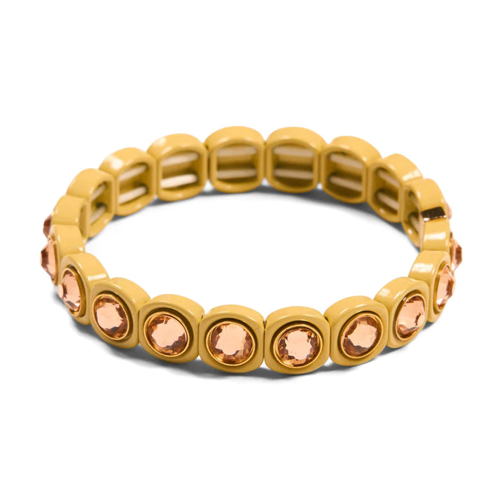 Aspen Jewel Bracelet - Mustard + Champagne