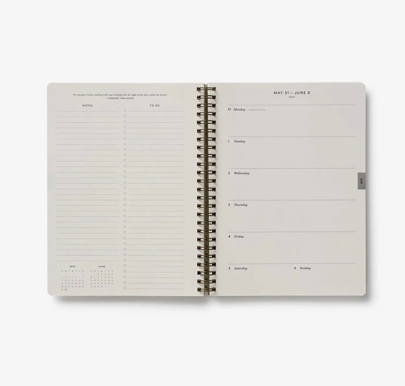 Rifle Paper Co. - 2027 17-Month Academic Softcover Spiral Planner - Mimi
