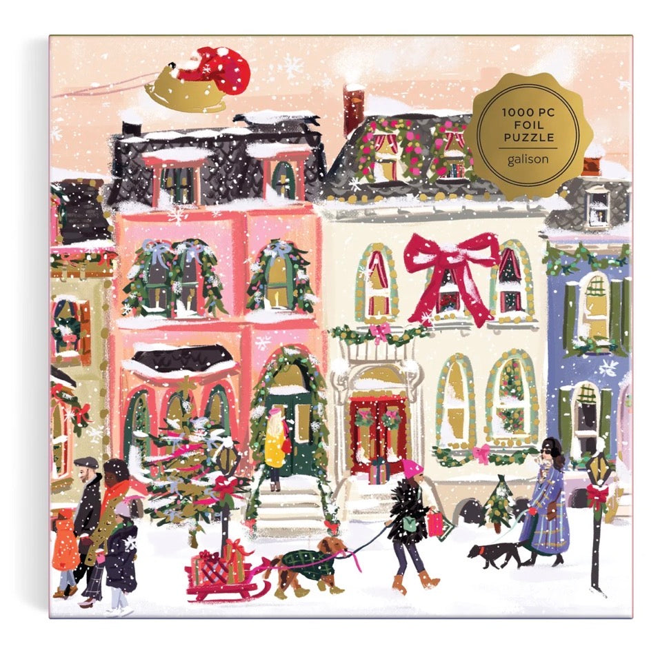 Snowfall on Main Street - 1000 Pc Puzzle