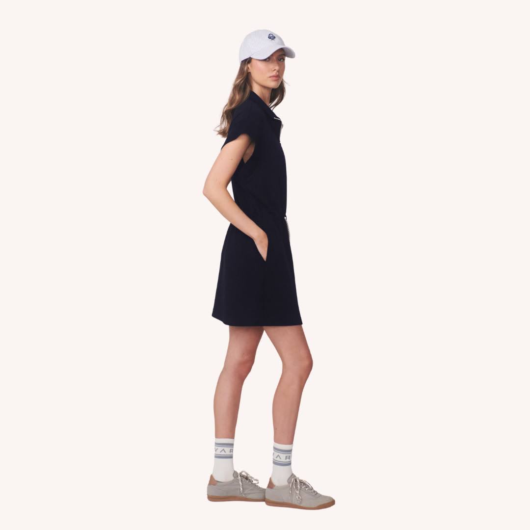 Varley - Avaya Half Zip Dress - Blue Nights