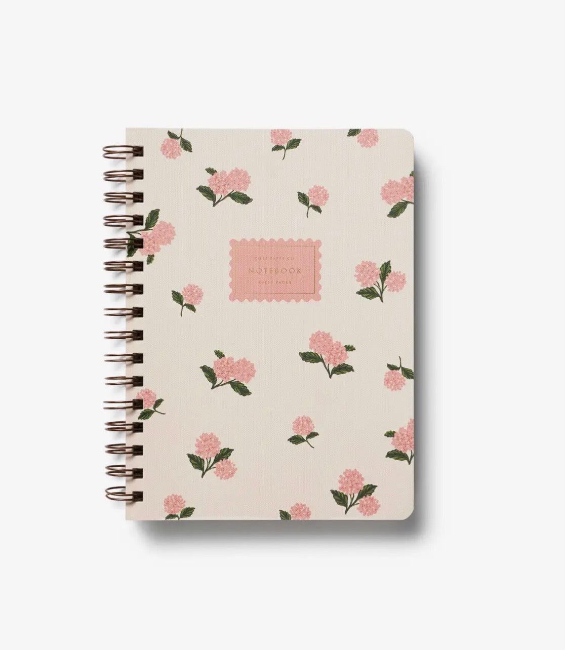 Rifle Paper Co. - Spiral Notebook - Pink Hydrangea