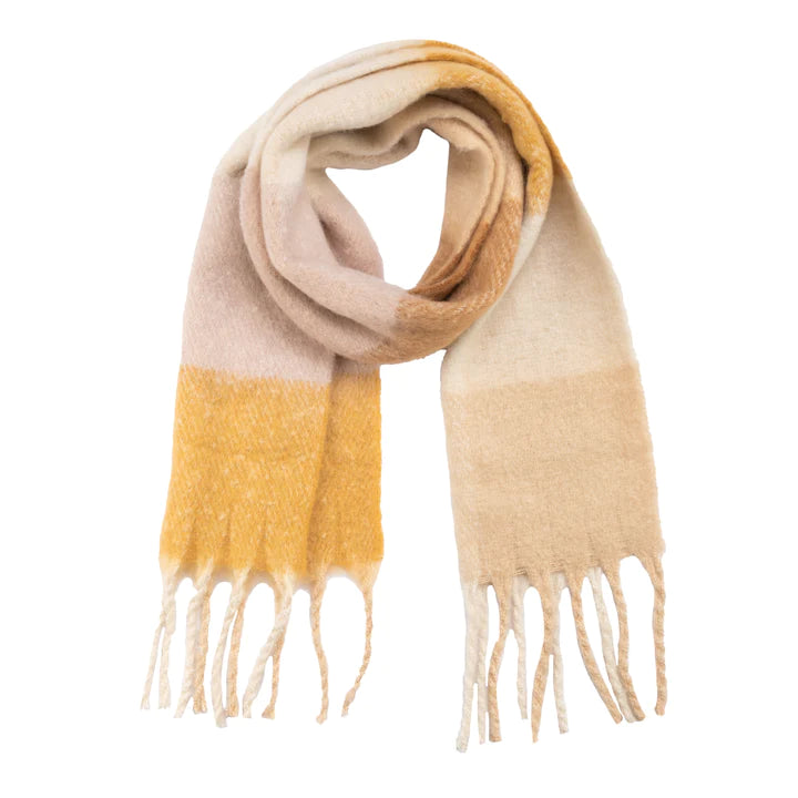 San Diego Hat Company - Women's Heavy Woven Scarf - Mustard