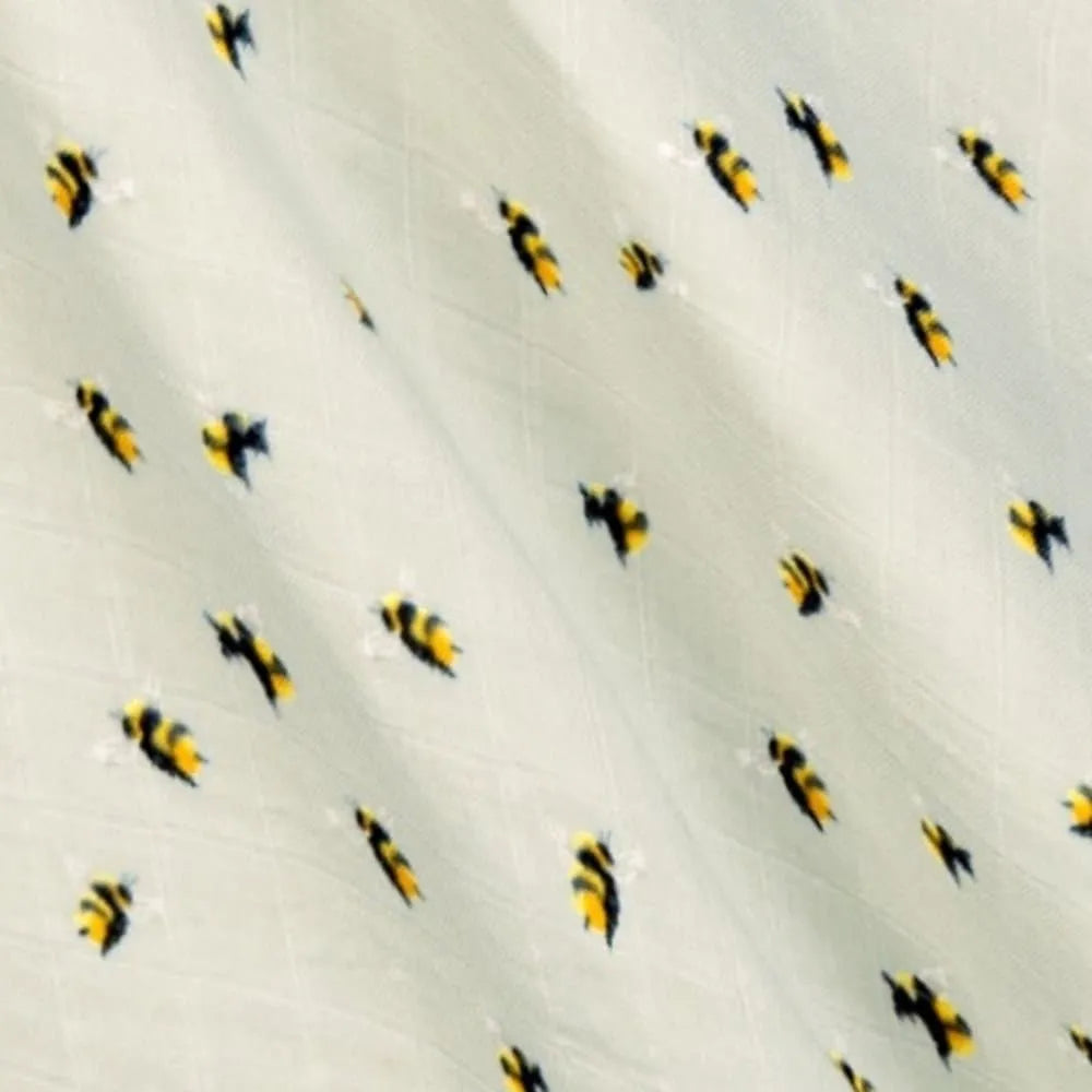 Milkbarn - Bamboo Cotton Burp Cloths - Bumblebee