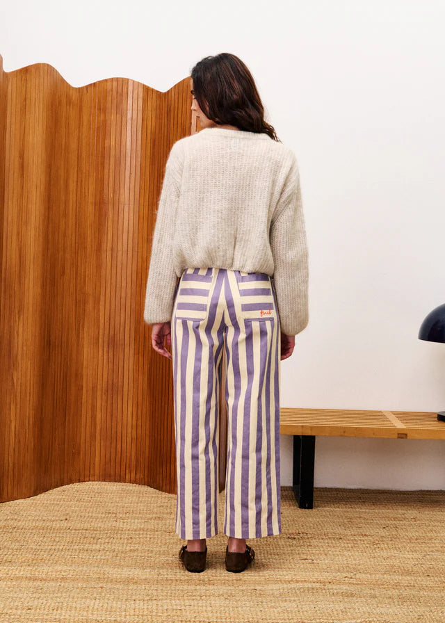 Austen Pant - Lilac Stripe