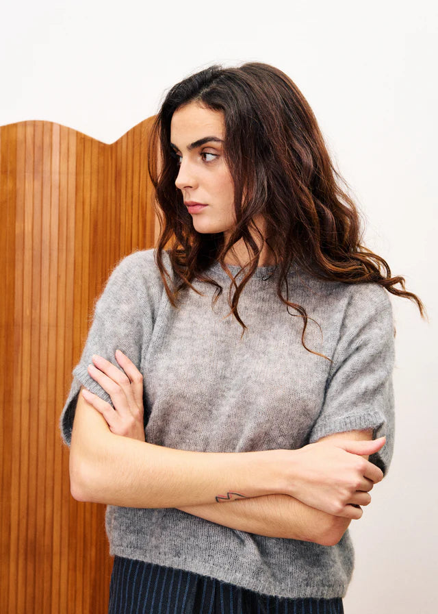 Diamond Gray Sweater - Gray