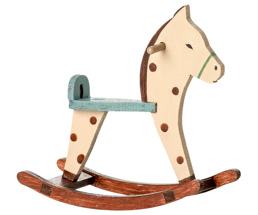 Maileg - Rocking Horse - Mouse - Spotted