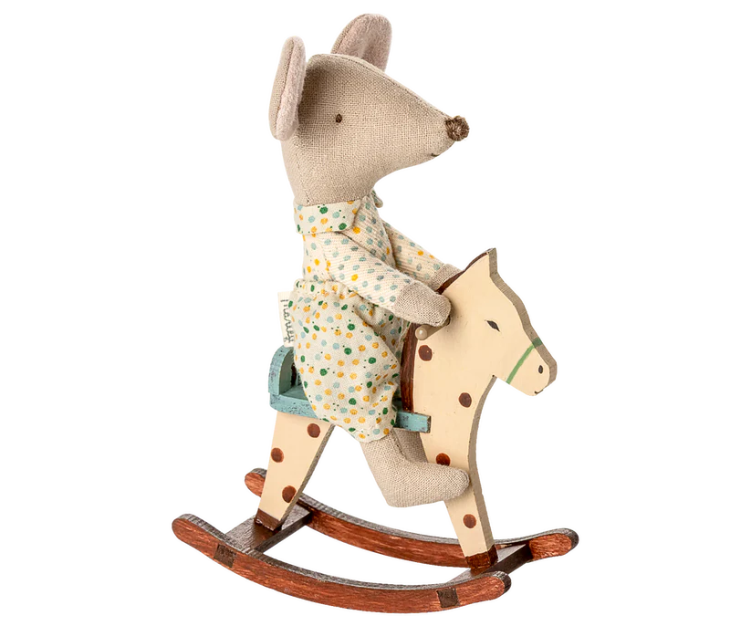 Maileg - Rocking Horse - Mouse - Spotted