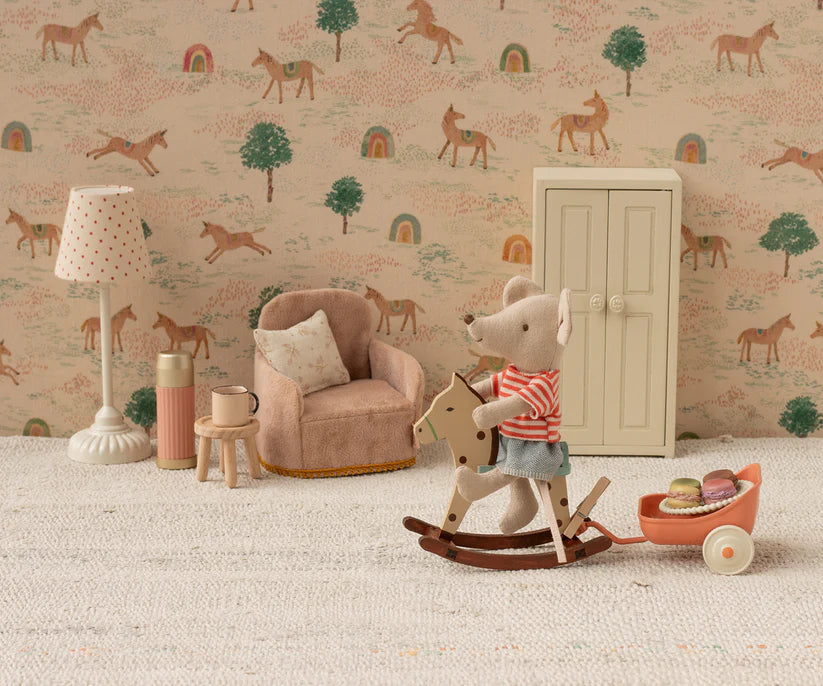 Maileg - Rocking Horse - Mouse - Spotted