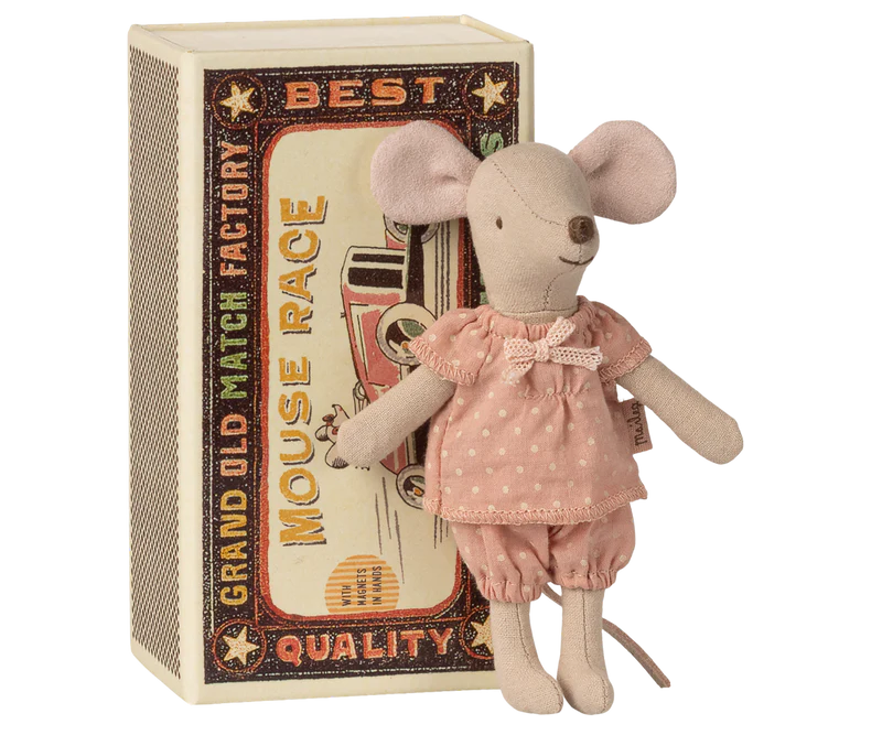 Maileg - Big Sister Mouse in Matchbox