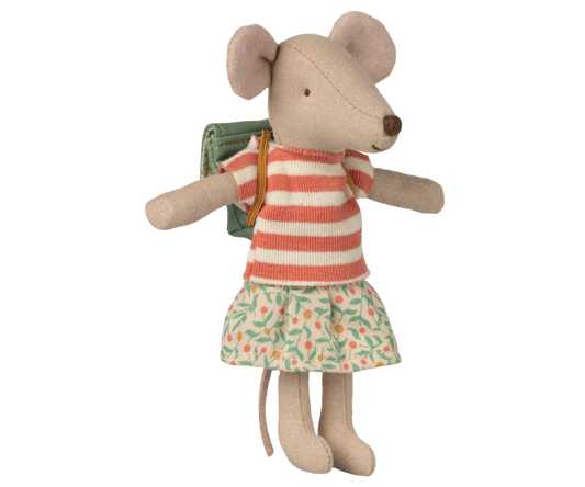 Maileg - Tricycle Mouse, Big Sister - Green - PREORDER