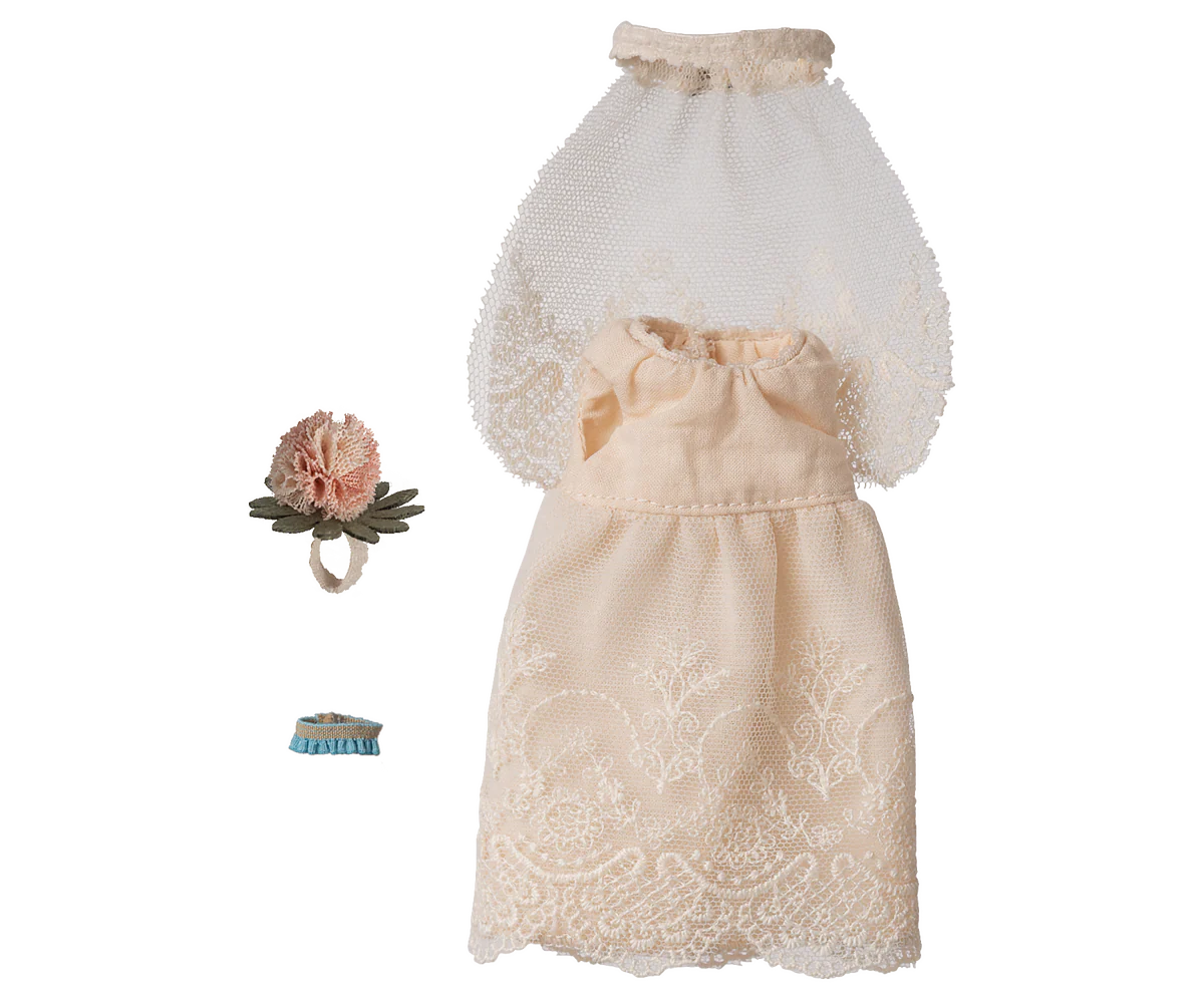 Maileg - Wedding Dress - Mum Mouse