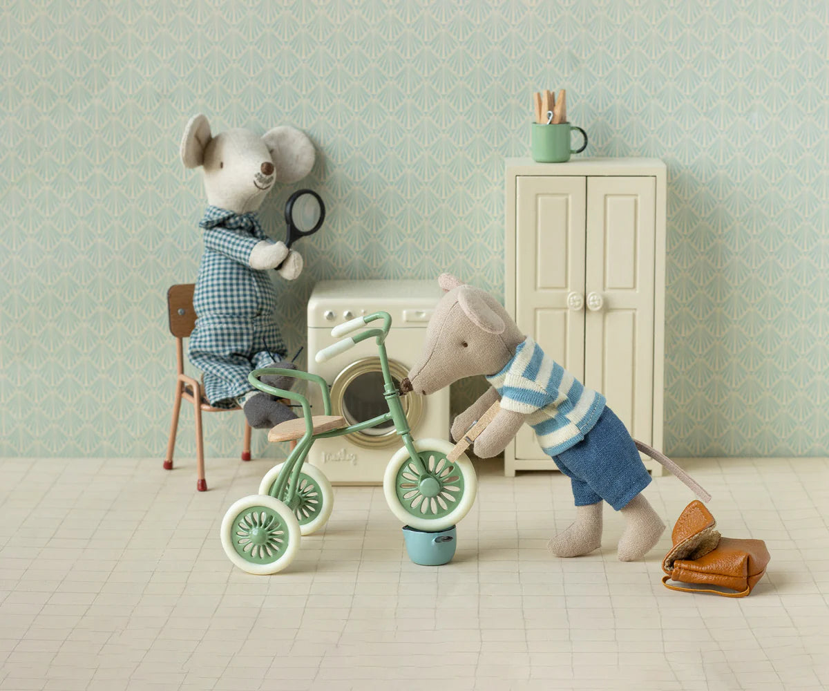 Maileg - Tricycle Mouse, Big Brother - Brown - PREORDER