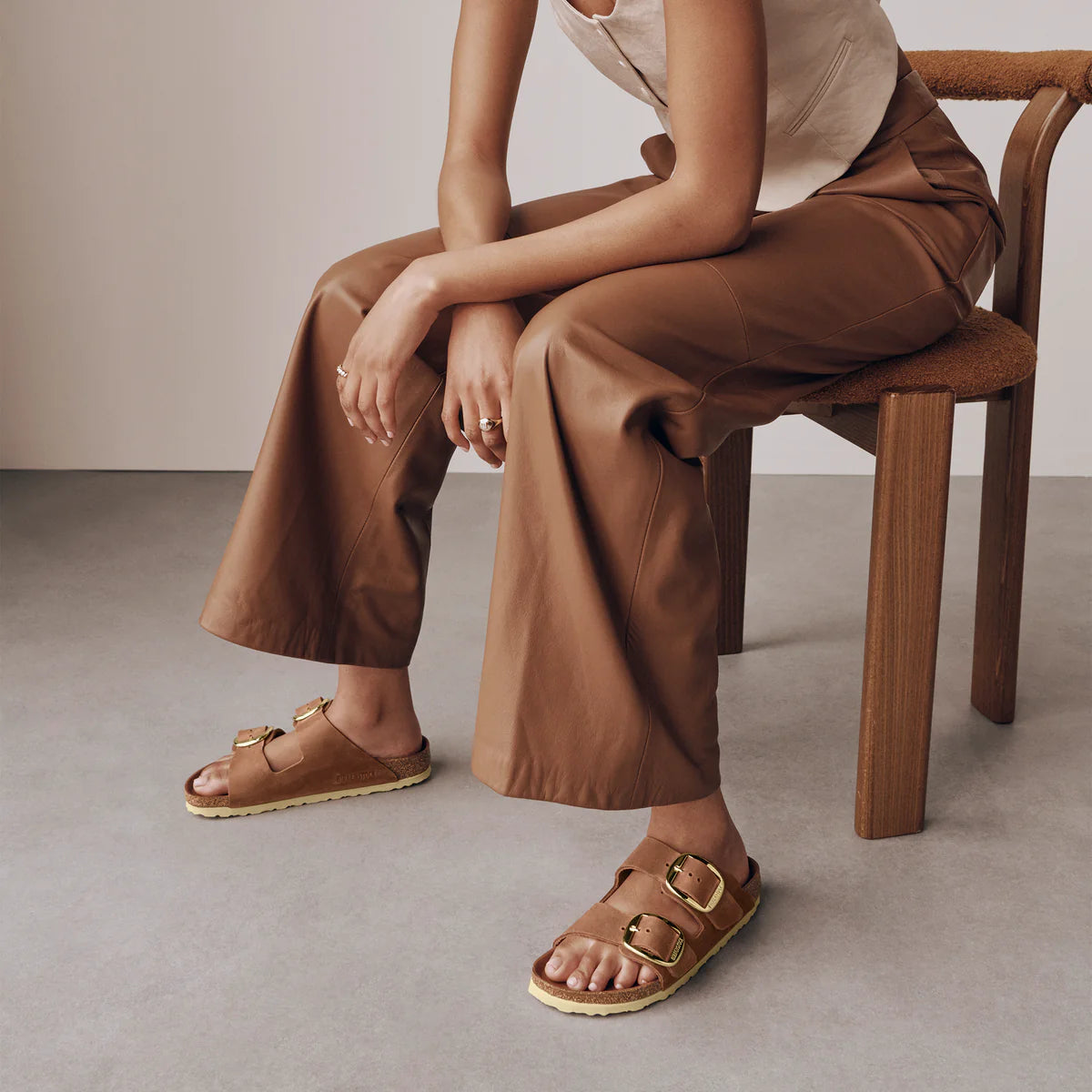 Birkenstock - Women's Arizona Big Buckle - Oiled Leather - Cognac