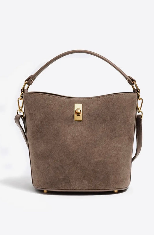 Alima Suede Bag - Suede