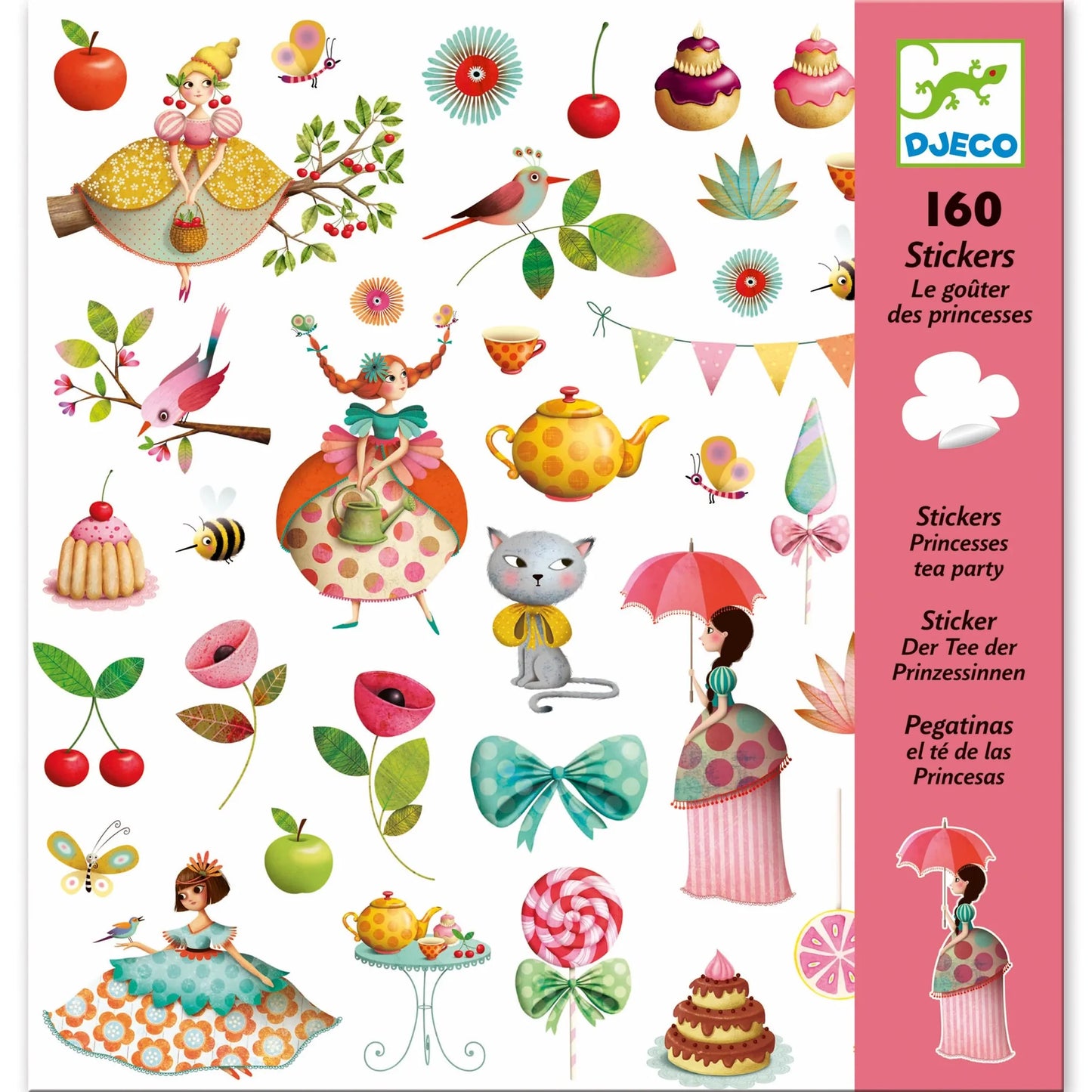 Djeco - Stickers - Princess Tea Party