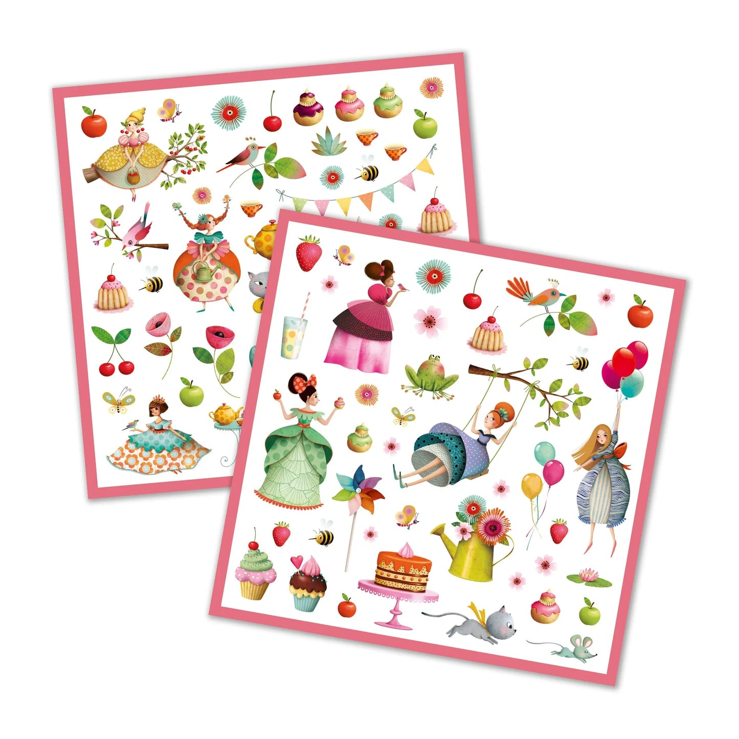 Djeco - Stickers - Princess Tea Party