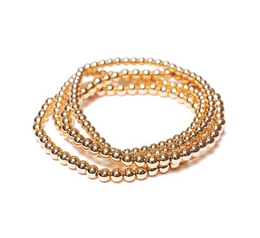 Daily Candy Gold Bracelet - Set of 4