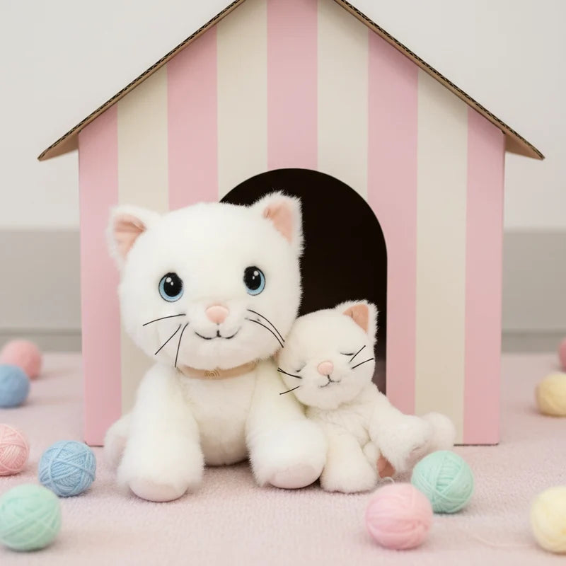Dinkum Dolls - Binky Kitten - Kiki - White