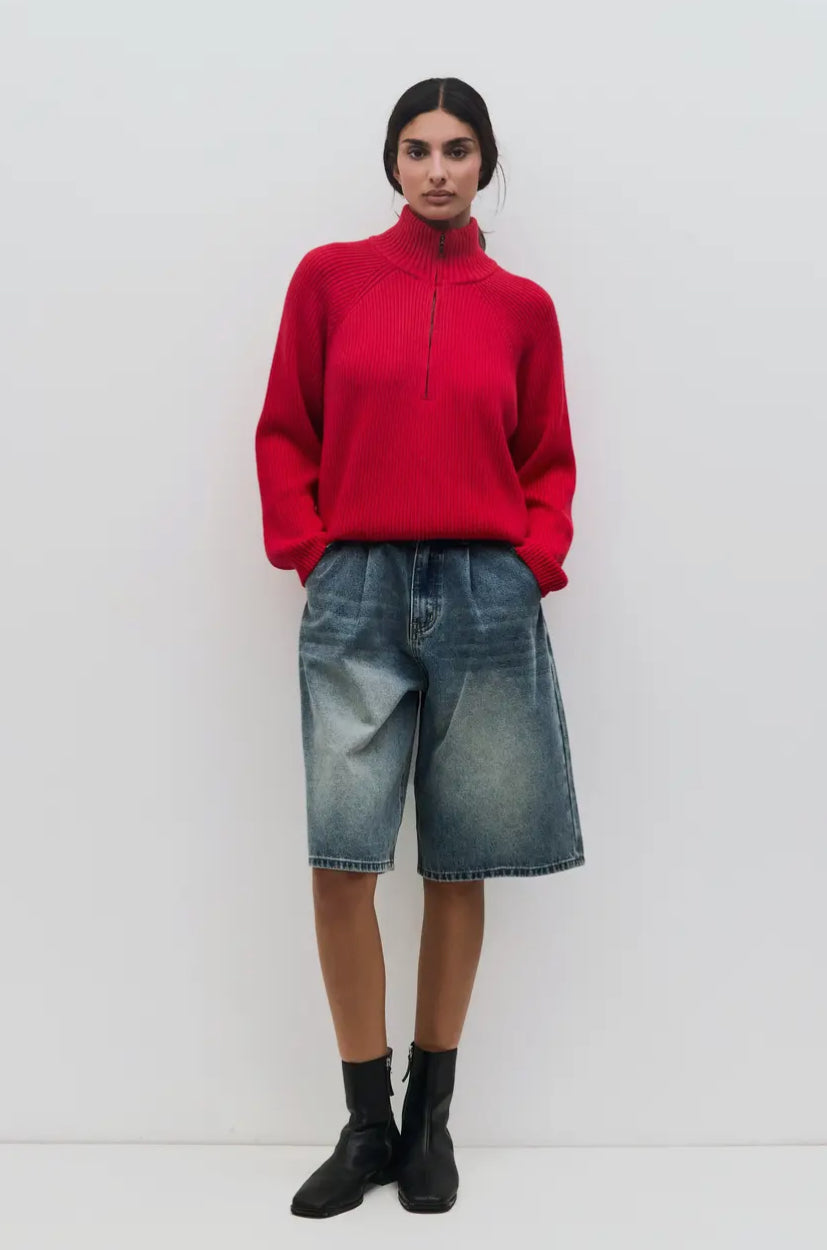 The Jules Sweater - Red