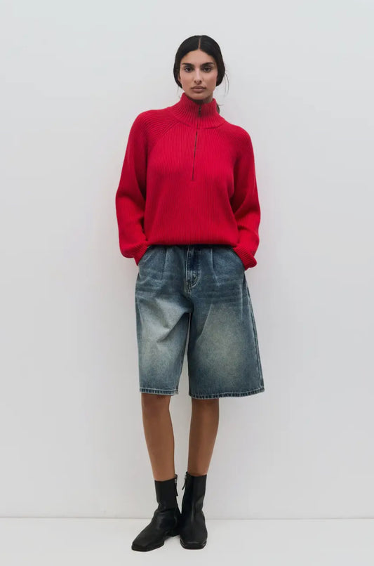 The Jules Sweater - Red