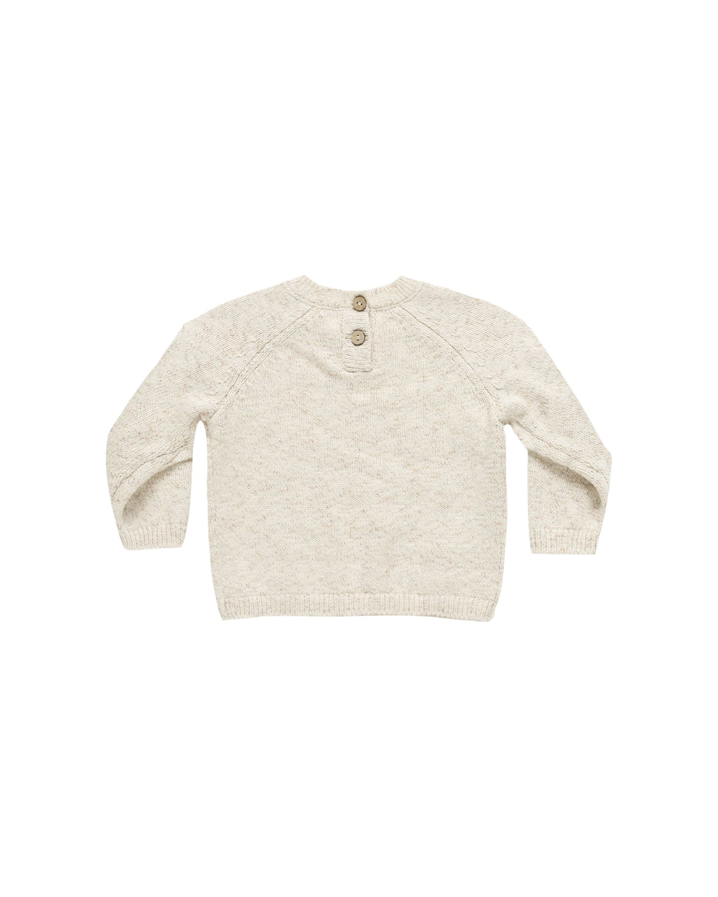 Quincy Mae - Knit Sweater - Speckled Natural