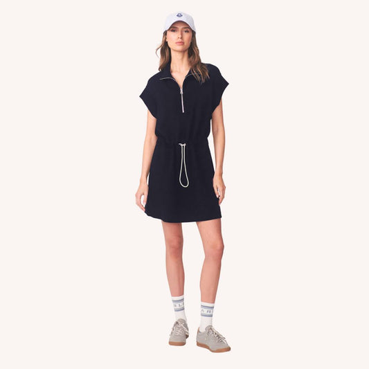 Varley - Avaya Half Zip Dress - Blue Nights