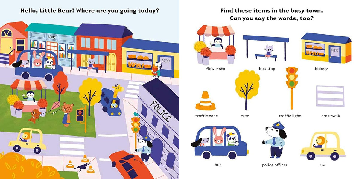 Little Bear: First Words Around Town - Elsa Martins