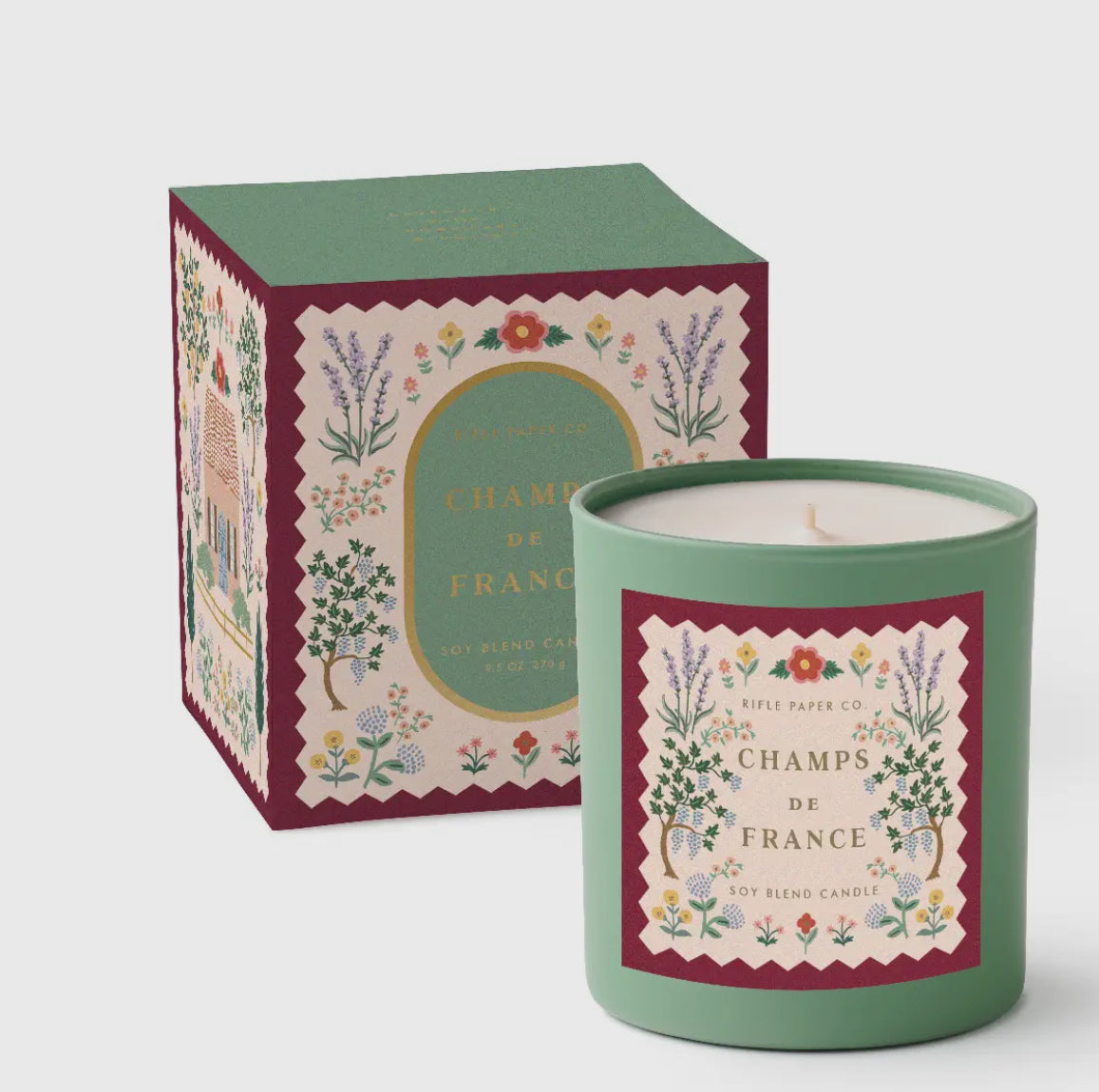Rifle Paper Co. Scented Soy Wax Candle - Country Farm Champs de France - Thumbnail 3