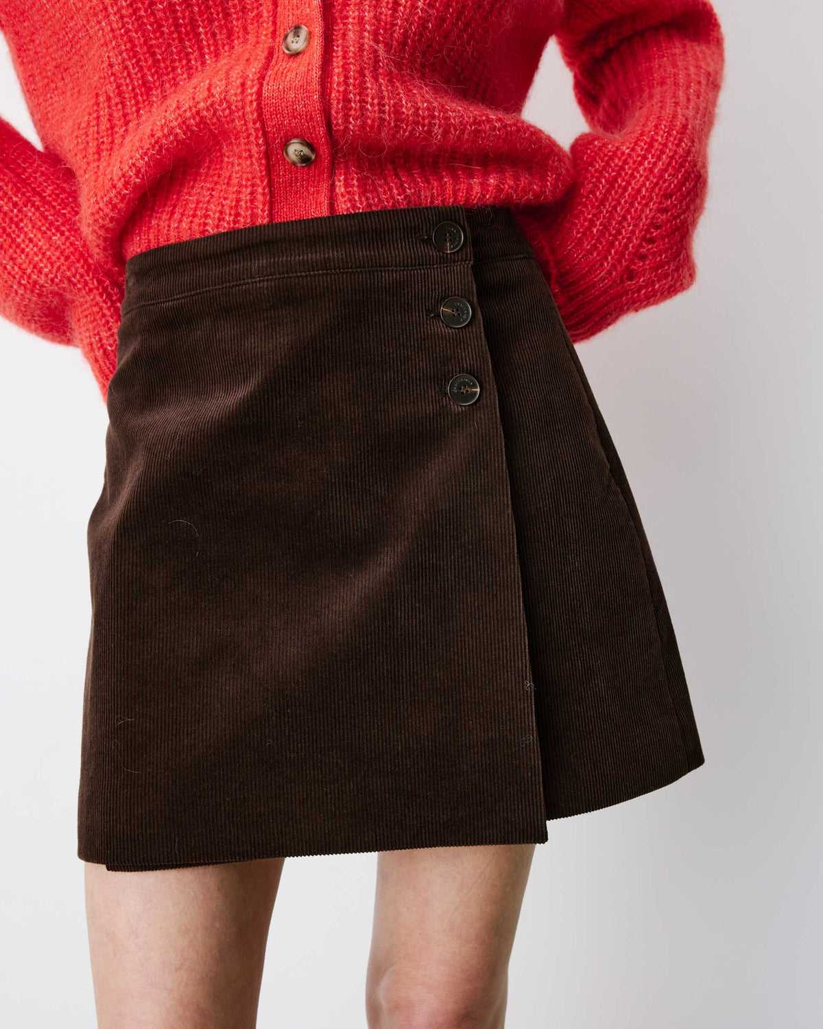 Adele Skirt - Chocolate