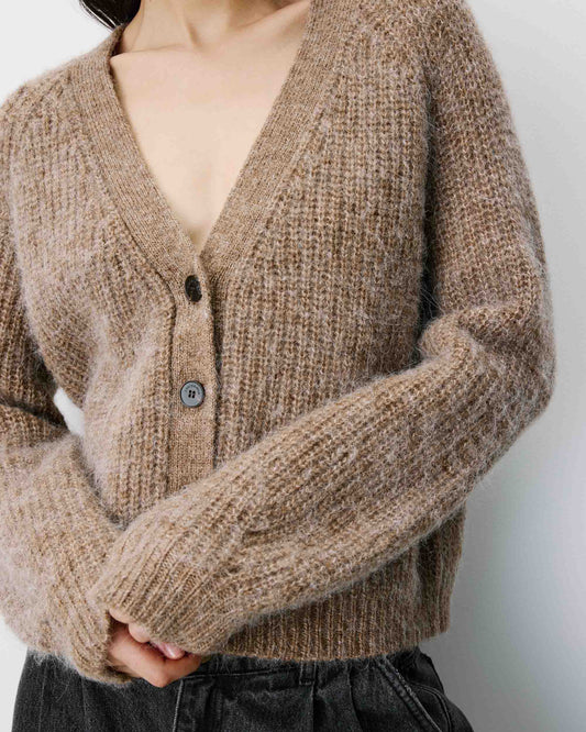The Saluda Cardigan - Mocha