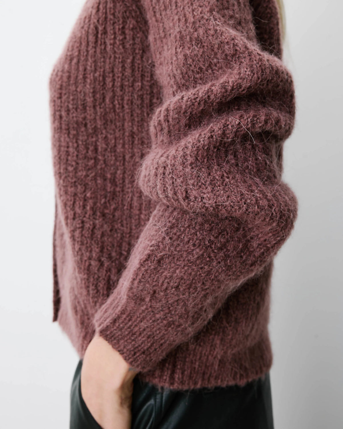 The Saluda Cardigan - Parme