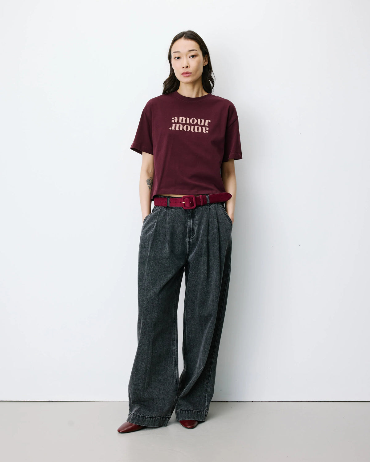 Anis T-Shirt - Aubergine