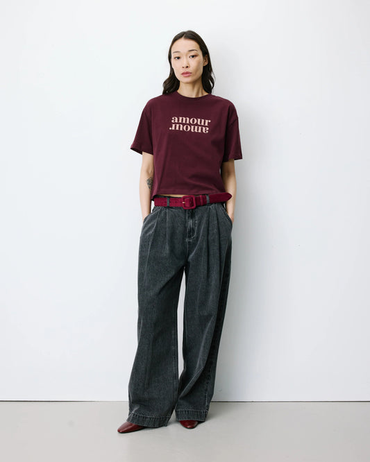 Anis T-Shirt - Aubergine