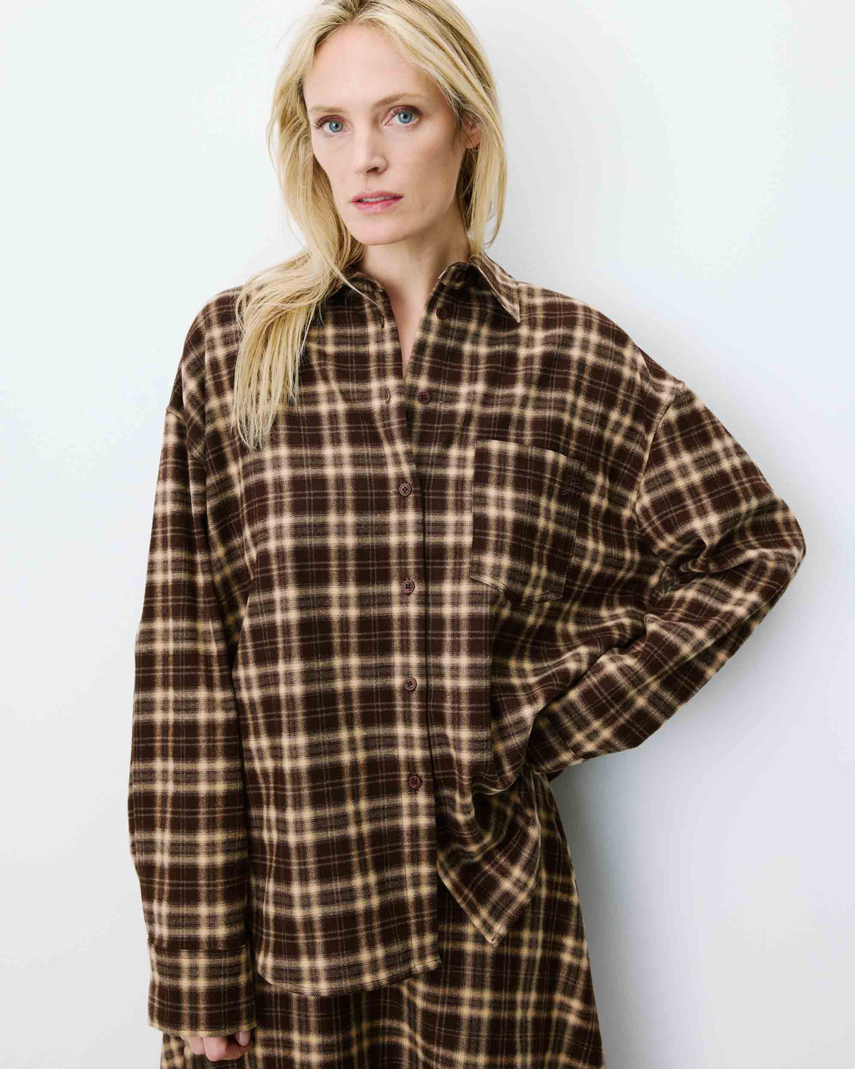 Arlette Shirt - Chocolate