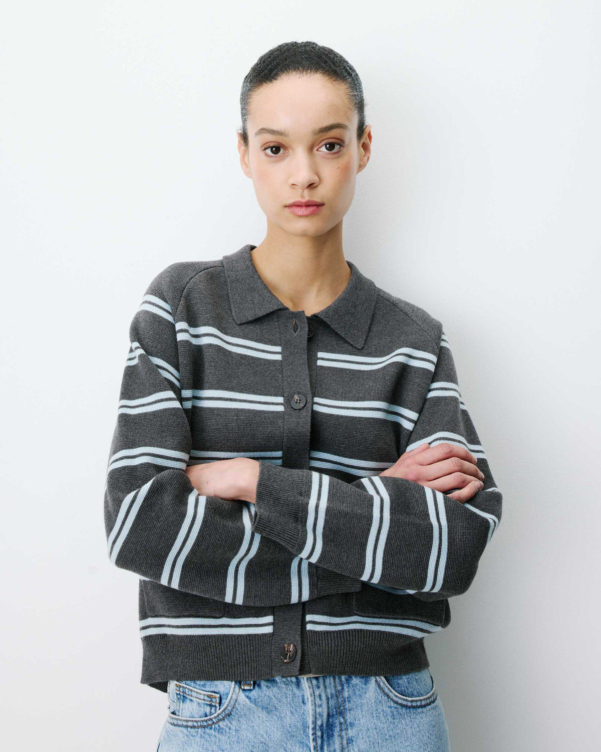 Ardenis Cardigan - Anthracite