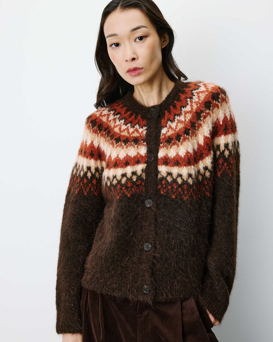 Alekio Cardigan - Chocolate