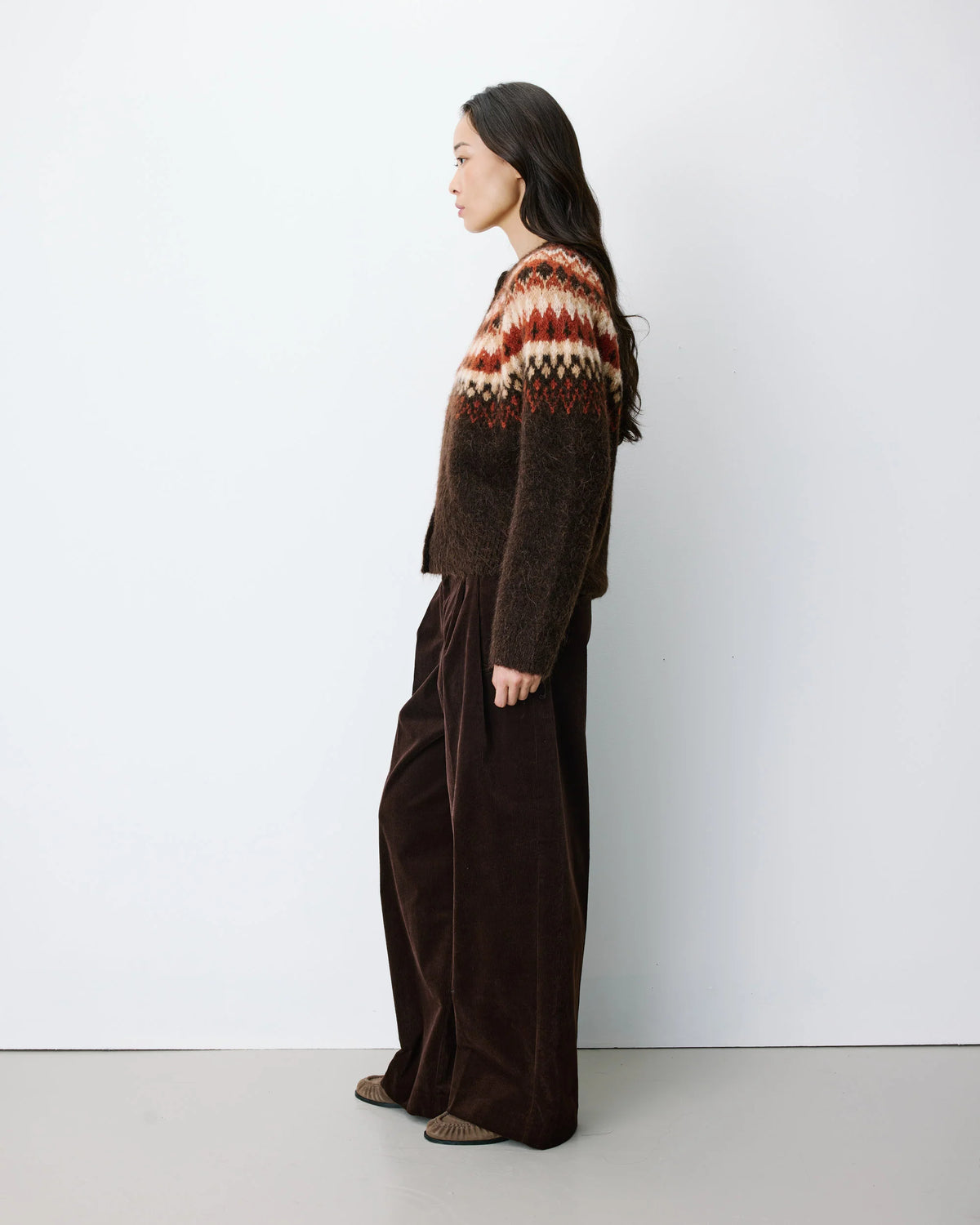 Alekio Cardigan - Chocolate