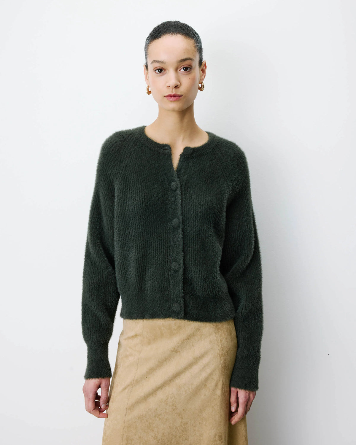 Aleron Cardigan - Kaki